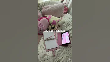 IPad Girl Ipad Apple Pink Viralvideo Aesthetic Thatgirl Ipadkid 
