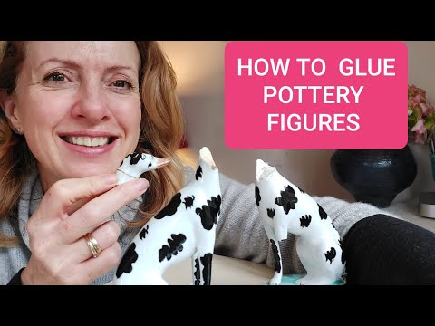 HOW TO GLUE POTTERY FIGURES