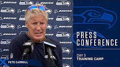 Seahawks Head Coach Pete Carroll Training Camp Day 2 Press Conference