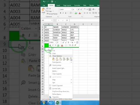 How to transpose data in ms Excel | ms Excel par data ko kaise transpose karte hain #transpose #data