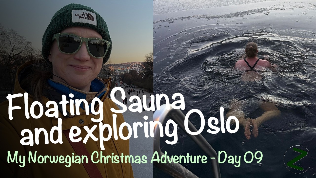 FLOATING SAUNA AND EXPLORING OSLO | My Norwegian Christmas Adventure - Day 09