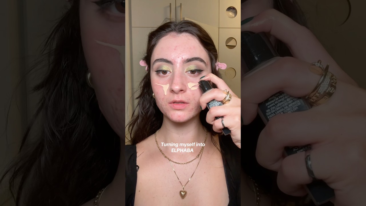 WICKED ELPHABA MAKEUP TRANSFORMATION💚🪄