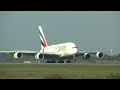 Съёмка в Домодедово 25.09.20, часть 3 - Emirates A-380, посадка и взлет.