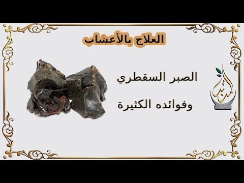 الصبر السقطري وفوائده الكثيرة داخليا وخارجيا للكبد المعدة الصدر لحب الشباب تفاصيل بصندوق الوصف
