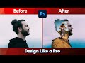 Bike Dream imagination Graphic Design in 3 minutes with Adobe photoshop