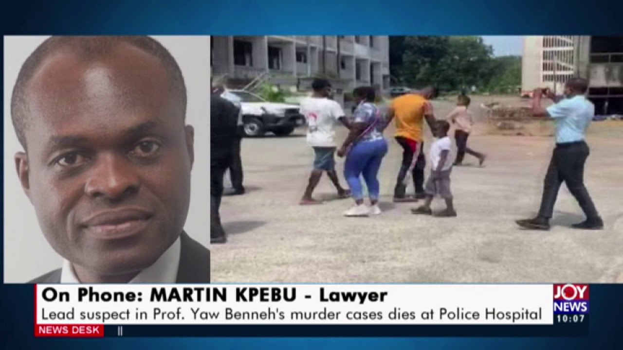 Lead suspect in Prof. Yaw Benneh’s murder case's dies at Police ...
