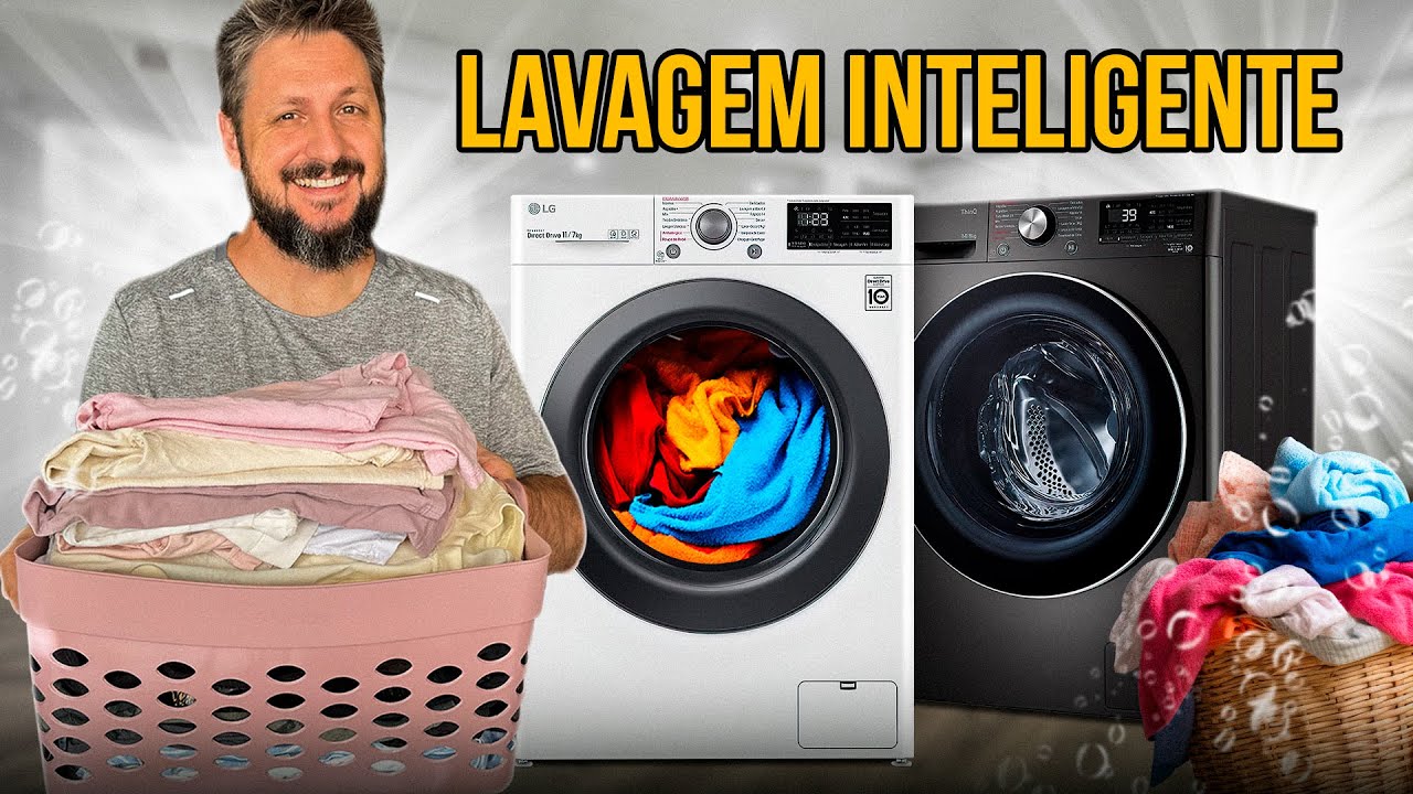 LAVA E SECA LG 2024: máquina com IA cuida da roupa e economiza água e energia