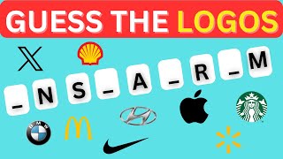 Let's PLAY Guess the LOGOS | Logo Trivia Game