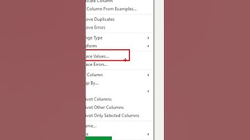 É muito simples substituir valores dentro do Power Query!