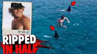 These 2 Great White Sharks RIPPED This Man in HALF in Front of His Friends!