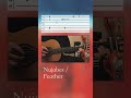 (Guitar tutorial with tab) Nujabes / Feather #shorts