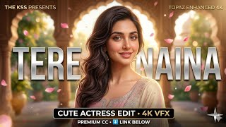 "Tere Naina" Wamiqa Gabbi 4K Edit | Baby Wamiqa | Most Famous Panjabi Actress | Cute Edit | The KSS. screenshot 3