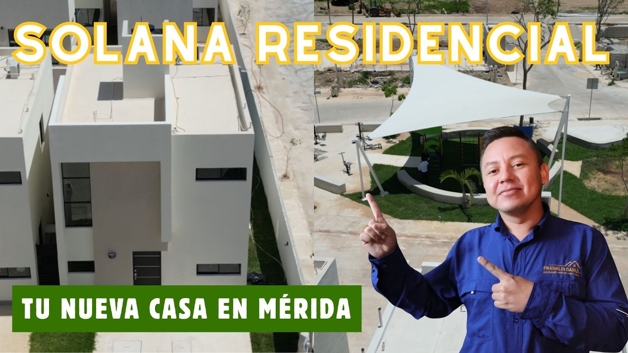 CASAS al Poniente de MÉRIDA ||  SOLANA RESIDENCIAL