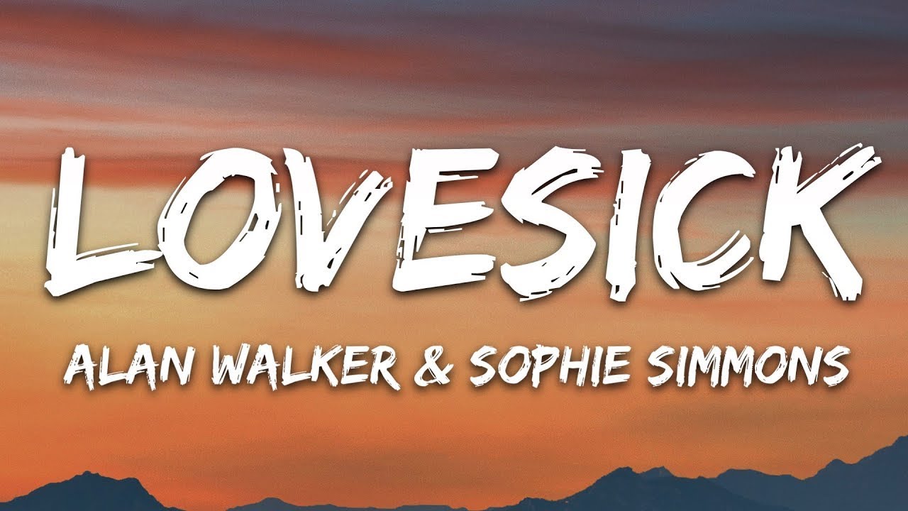 Alan Walker & Sophie Simmons - Lovesick (Lyrics) | 1hour Lyrics
