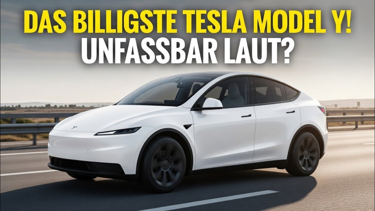 Das billigste Tesla Model Y aller Zeiten! Wie laut ist es wirklich? 
