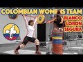 Colombian Womens Team (Blanco 110kg CJ + Lobon 90kg Snatch + Segura 115kg FSx2) - 2017 WWC [4k 60]