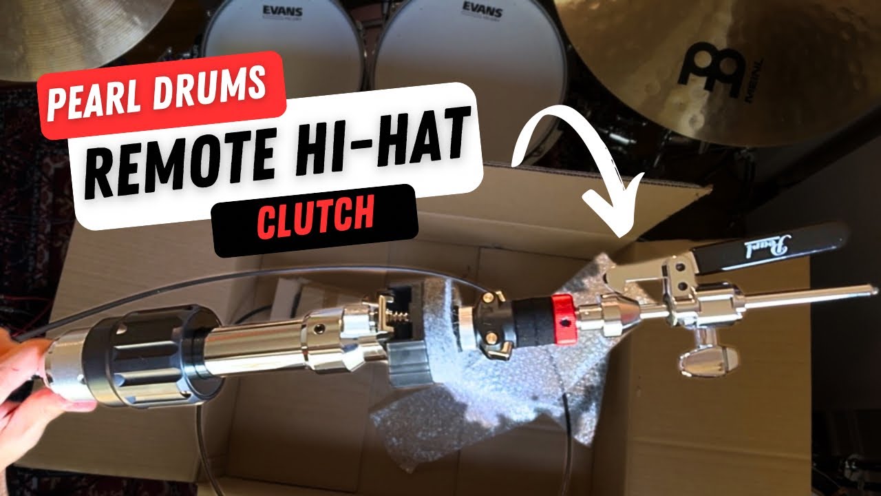 Fame HH9007 Remote Cable HiHat &ndash; Supporto Charleston Remoto Con Piastra, Punte E Multi-Clamp, Pedale Ergonomico