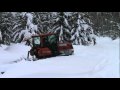 Yanmar T80 crawler  in snow (video2)