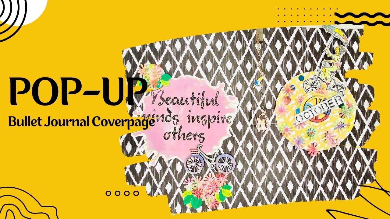 POP-UP tutorial | 3-layer Rotation girl with umbrella Theme Bullet ...