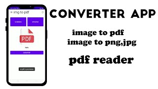 Pdf reader and convert image to pdf, jpg, png in Android Studio preview screenshot 2