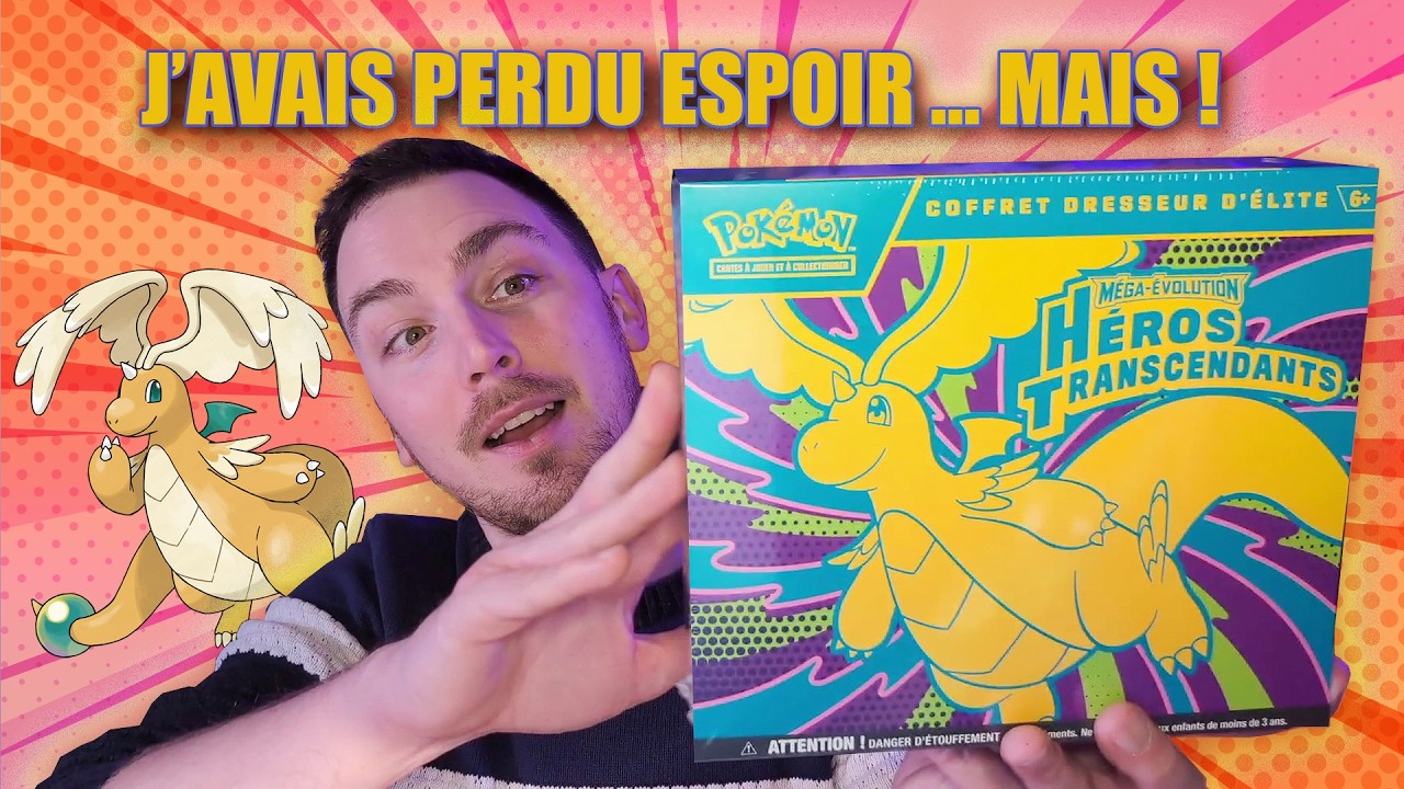 J'OUVRE LA NOUVELLE ETB HÉROS TRANSCENDANTS ! JE SUIS JOIE 🥹 | Ouverture Pokémon