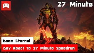 Doom Eternal | Developers React to 27 Minute Speedrun | 2020