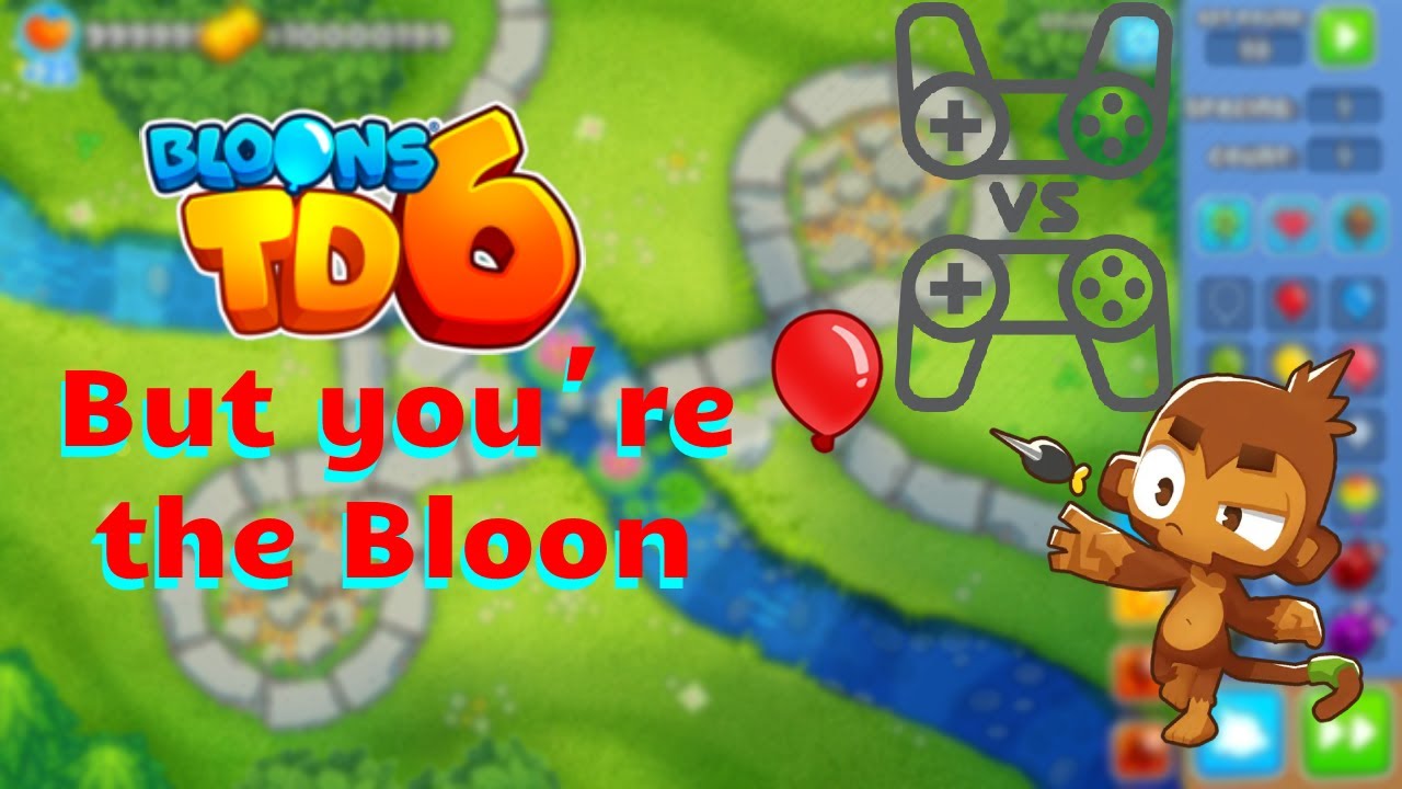 BLOONS but you´re the Bloon im MULTIPLAYER!!!! / Bloons but