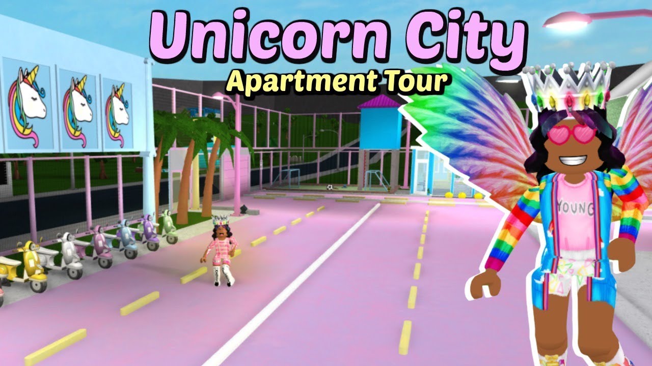 Bloxburg Unicorn City Build Apartment And Cafe Tour By Pretzel Etzel - building my 2018 dream room roblox bloxburg minecraftvideos tv