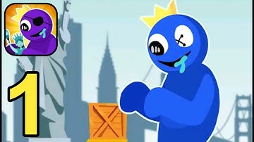 Rainbow Incoming: Death Puzzle - Gameplay Walkthrough Part 1 All Levels 1 to 20 ( Android, iOS )