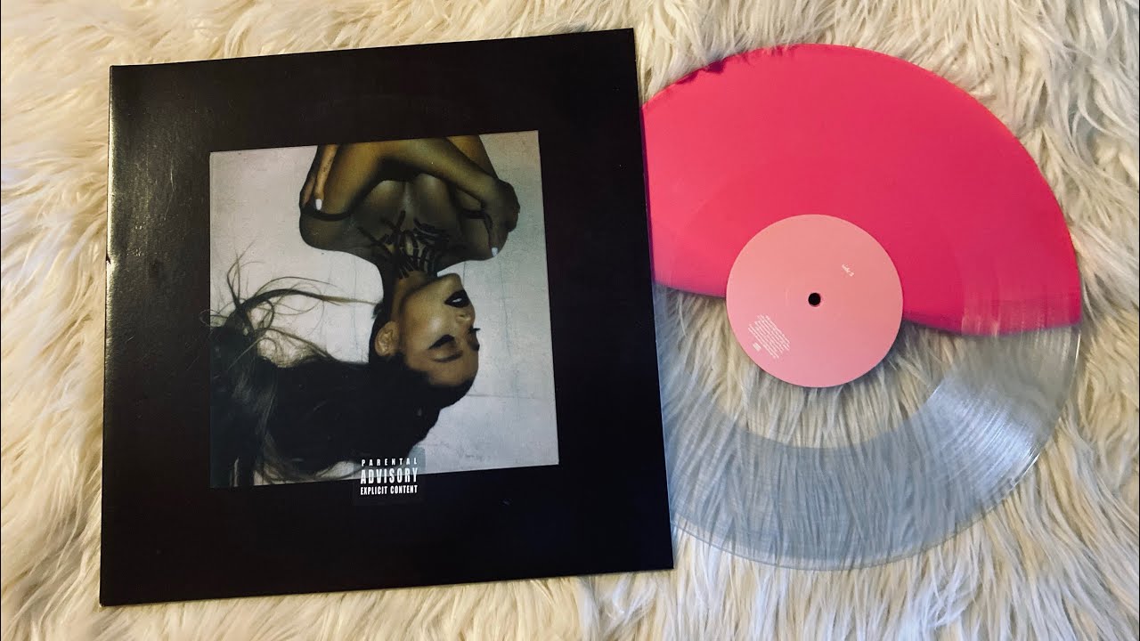ARIANA GRANDE - thank u, next (limited edition split pink & clear vinyl pressing)