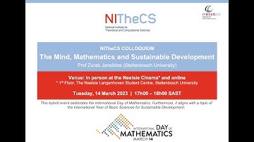 2023-03-14 NITheCS Colloquium, in celebration of the International Day of Mathematics: 