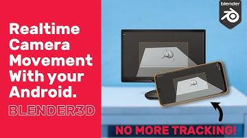 CONTROL BLENDER CAMERA WITH ANDROID PHONE // CAMTRACK ANDROID ALTERNATIVE || blender vr