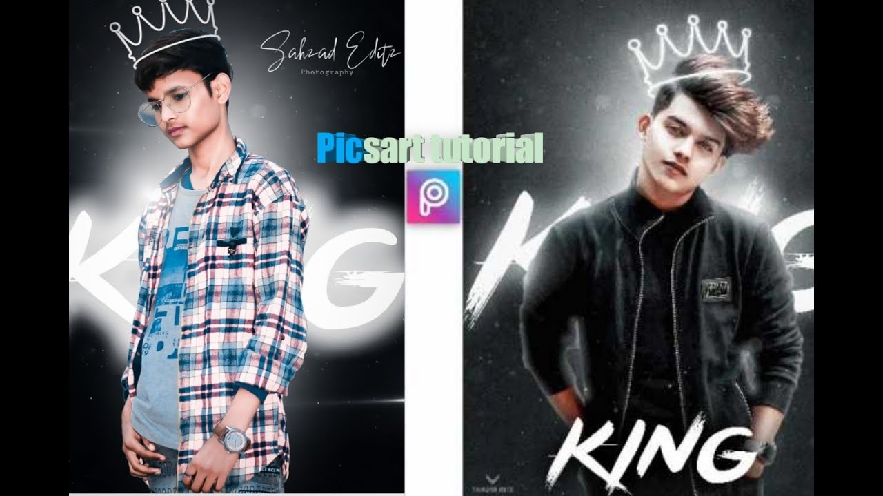 King photo editing picsart tutorial 🔥 YouTube