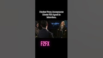 When Hacker From Anonymous Meets FBI Agent In Interview... #hacker