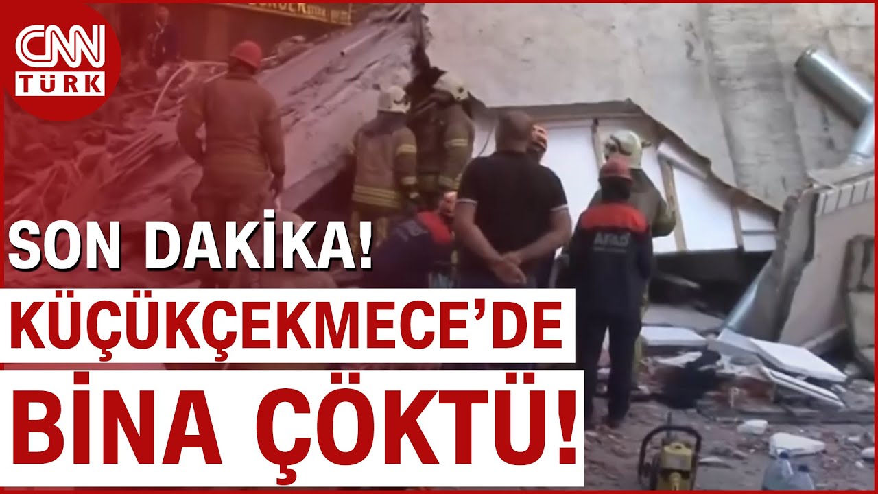 Son Dakika! İstanbul Küçükçekmece'de bina çöktü! Dr. Nihat Şen anlattı