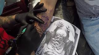 Atlas tattoo time lapse | TATOO OF ATLAS | TATOO TIMELAPSE