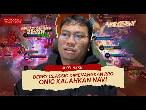 ALBERT IS BACK TAPI DERBY CLASSIC RRQ WIN !! ONIC KALAHKAN NAVI, PASIF AE IS BACK #mlbbidcreator