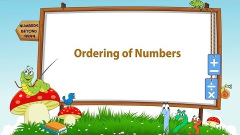 Class 4th | Mathematics | Ch-1 | Numbers beyond 9999 || Ordering of Numbers