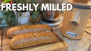 Making Freshly Milled French Bread