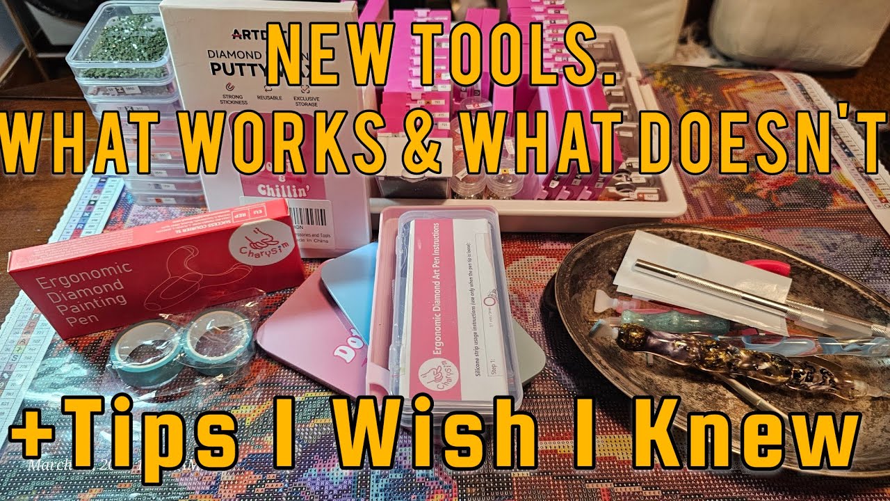 Diamond Painting Hacks & Must-Have Tools: Tips I Wish I Knew as a Beginner! PART 2