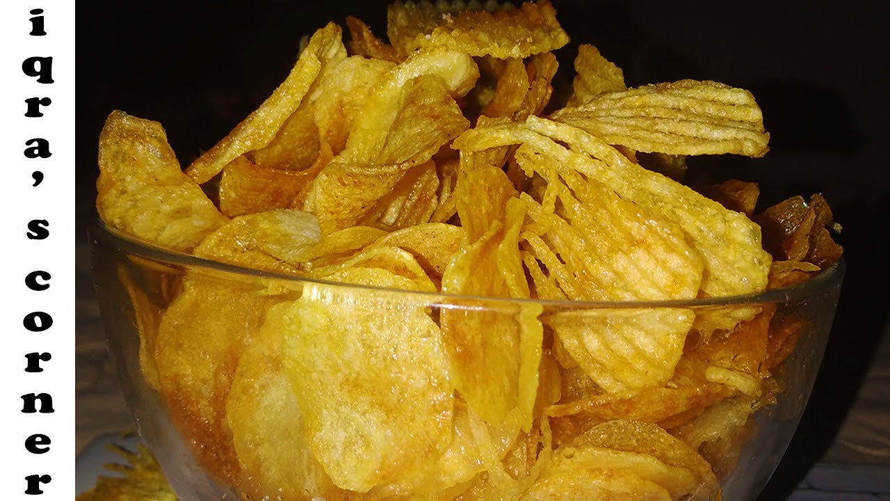 Crispy potato chips recepie|instant Aloo lays||Quarantine special - YouTube