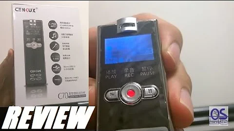REVIEW: CENKUX C70 Stereo Voice Recorder (8GB OLED)