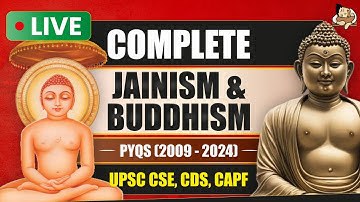 Solving Jainism and Buddhism PYQs from UPSC Prelims, CDS & CAPF | History for UPSC Prelims 2025