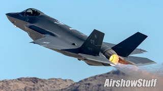 F-35 Demo and F-86 Heritage Flight - Aviation Nation 2019 - Nellis AFB