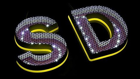 Creatwit 3D printer channel 3d letters production process