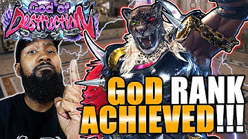 Lil Majin Armor King Achieves GOD OF DESTRUCTION Rank in Tekken 8!