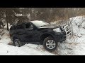 Nissan Pathfinder, Lexus LX 470 и Pajero Sport. Зимний OffRoad по диагоналкам.