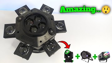 Sharpy light + Paar light + laser light = 3 in 1 rotating light | Low price me sabse best dj light