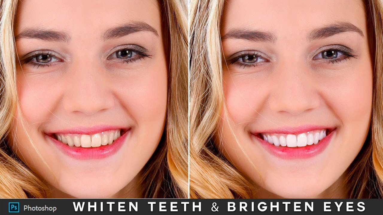 How To Whiten Teeth Right Way And Brighten Eyes In Photoshop Whitening Teeth Photo Editing