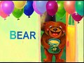 The Alphabet Letter B -B is for Bear